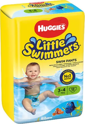 Huggies Little Swimmers disposable swim diaper 7–15 kg size S/M