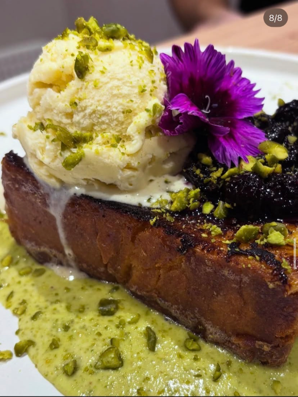 Pistachio-Crusted French Toast