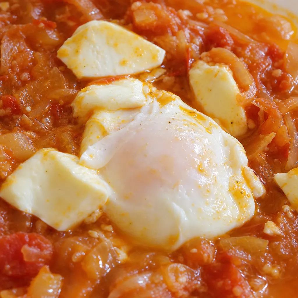 Sopa de tomate com queijinho fresco