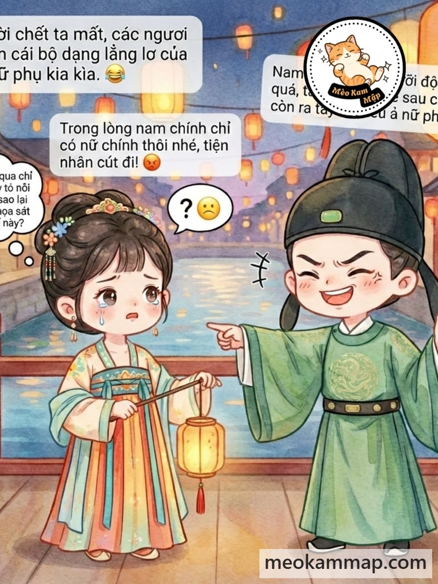 Bìa truyện Nữ Phụ Tự Tay Xé Sổ Uyên Ương Của Nam Nữ Chính
