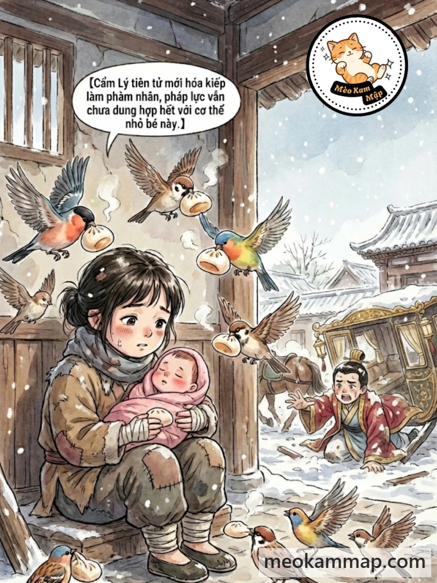 Bìa truyện Trên Đường Chạy Nạn, Cháu Gái Cẩm Lý Mang Phúc Khí Ngập Trời