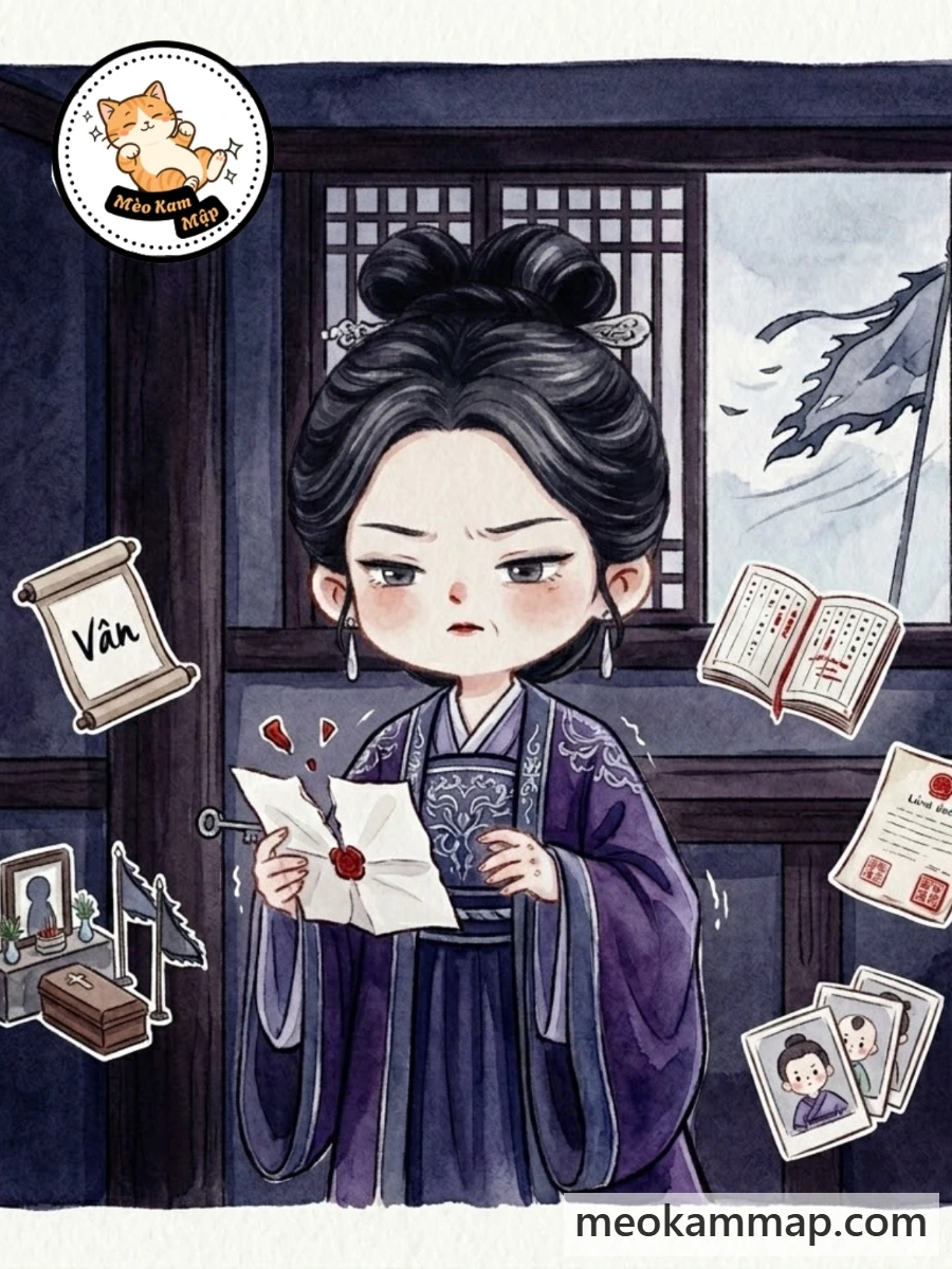 Bìa truyện Sau Khi Hầu Gia "Tử Trận", Ta Phát Hiện Bí Mật Nơi Thư Phòng