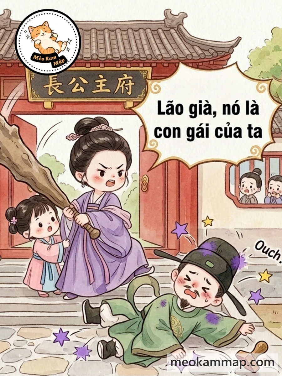 Bìa truyện Nhận Trưởng Công Chúa Điên Khùng Làm Mẫu Thân