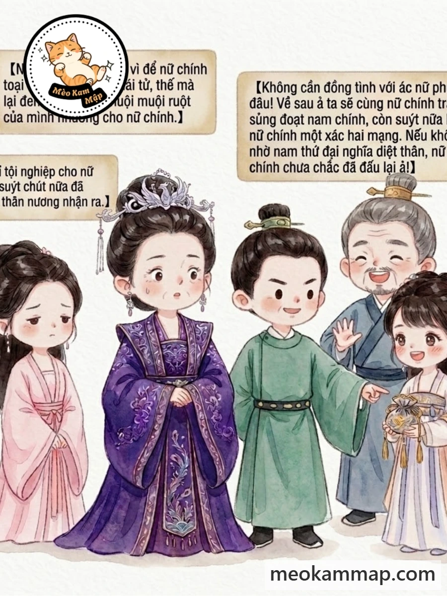 Bìa truyện Nữ Nhi Của Ta Không Phải Nữ Phụ Ác Độc