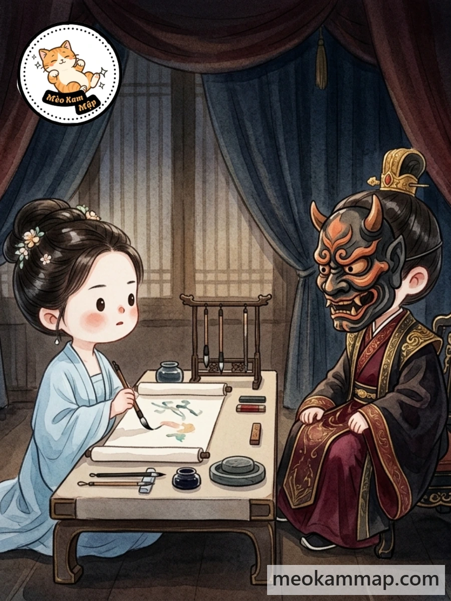 Cơn Mưa Chiều Tà Rơi Trên Sắc Đỏ Mùa Xuân