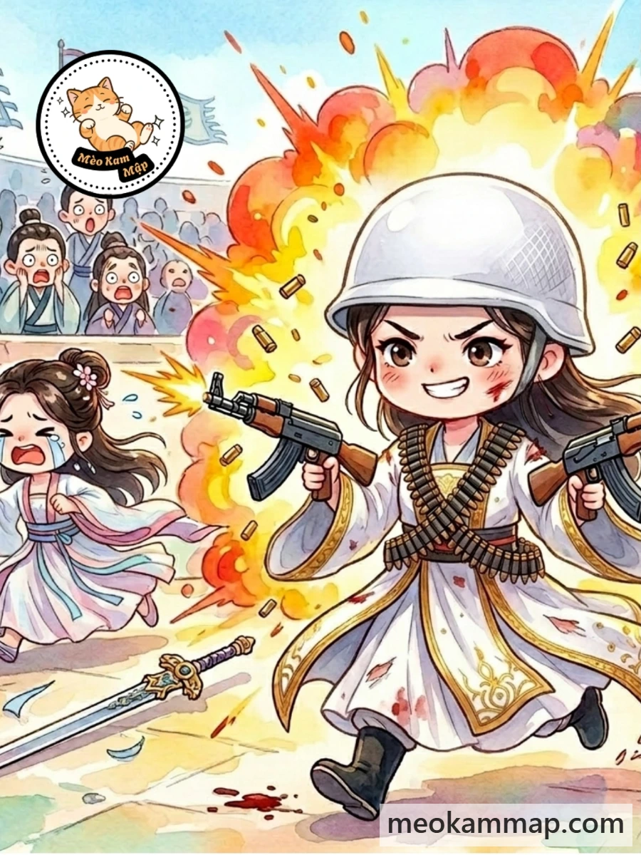 Bìa truyện Ta Cầm Ak47 Vô Địch Ở Tu Tiên Giới