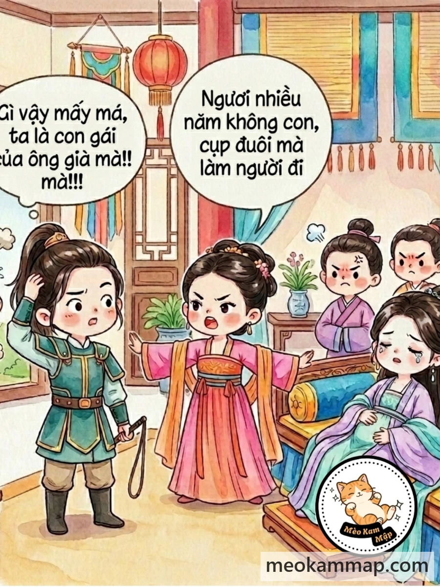 Bìa truyện Di Nương Một Lòng Muốn Tranh Sủng Với Ta, Nhưng Ta Lại Là Con Gái Ruột Của Tướng Quân