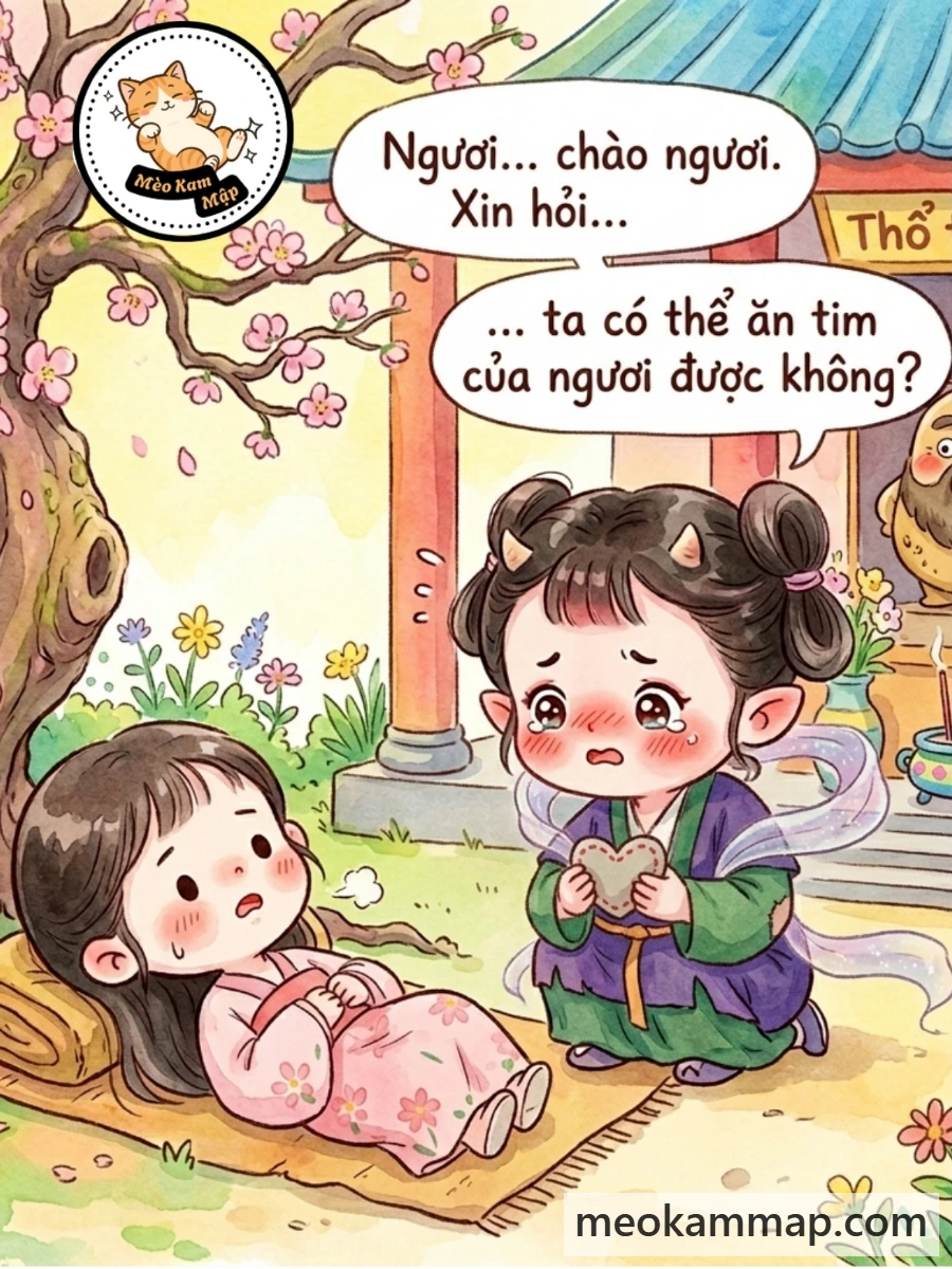 Bìa truyện Tiểu Yêu Quái Thích Ăn Tim Người