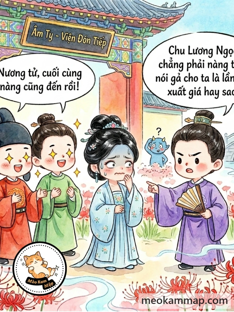 Bìa truyện Khắc Chết Ba Đời Phu Quân, Ta Bị Bao Vây Ở Địa Phủ