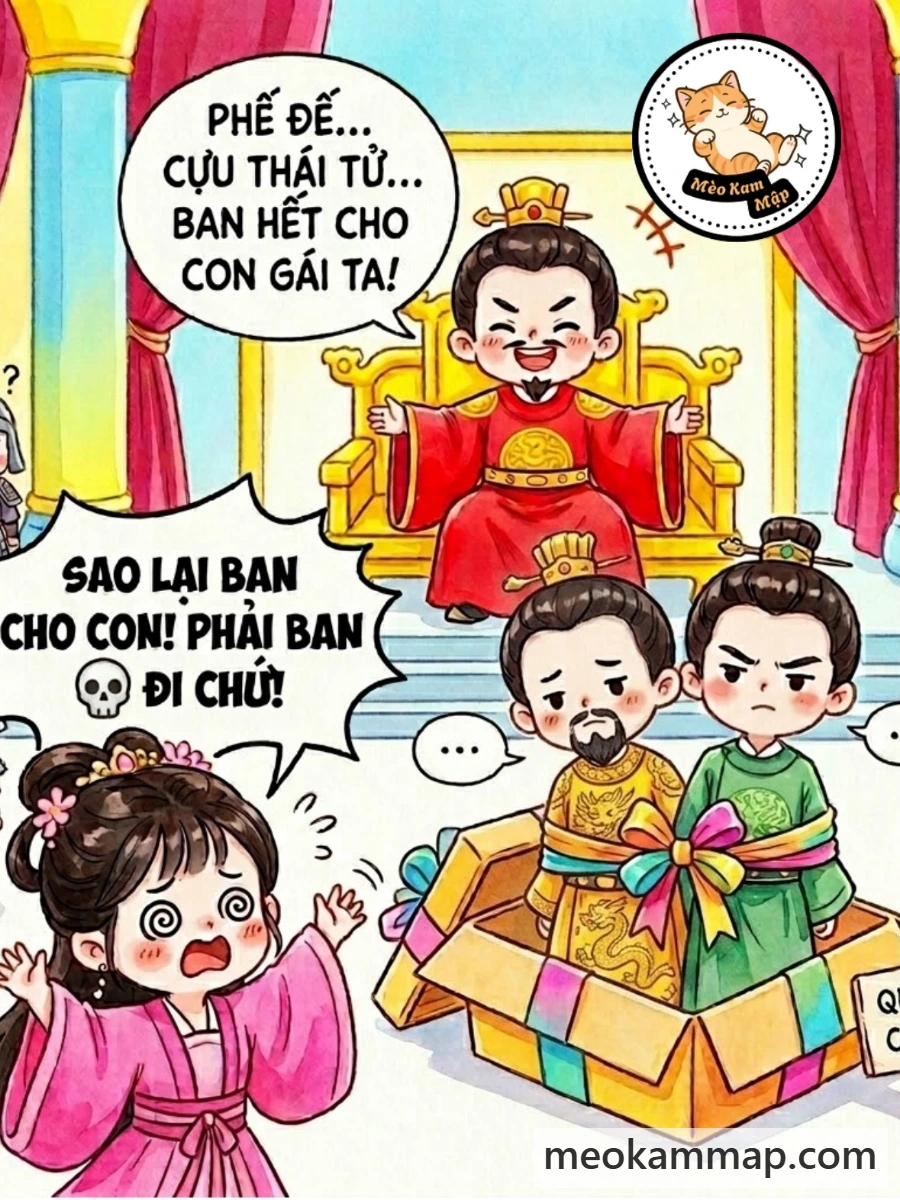 Bìa truyện Cha Ta Dẫn Ta Đi Làm Phản Rồi