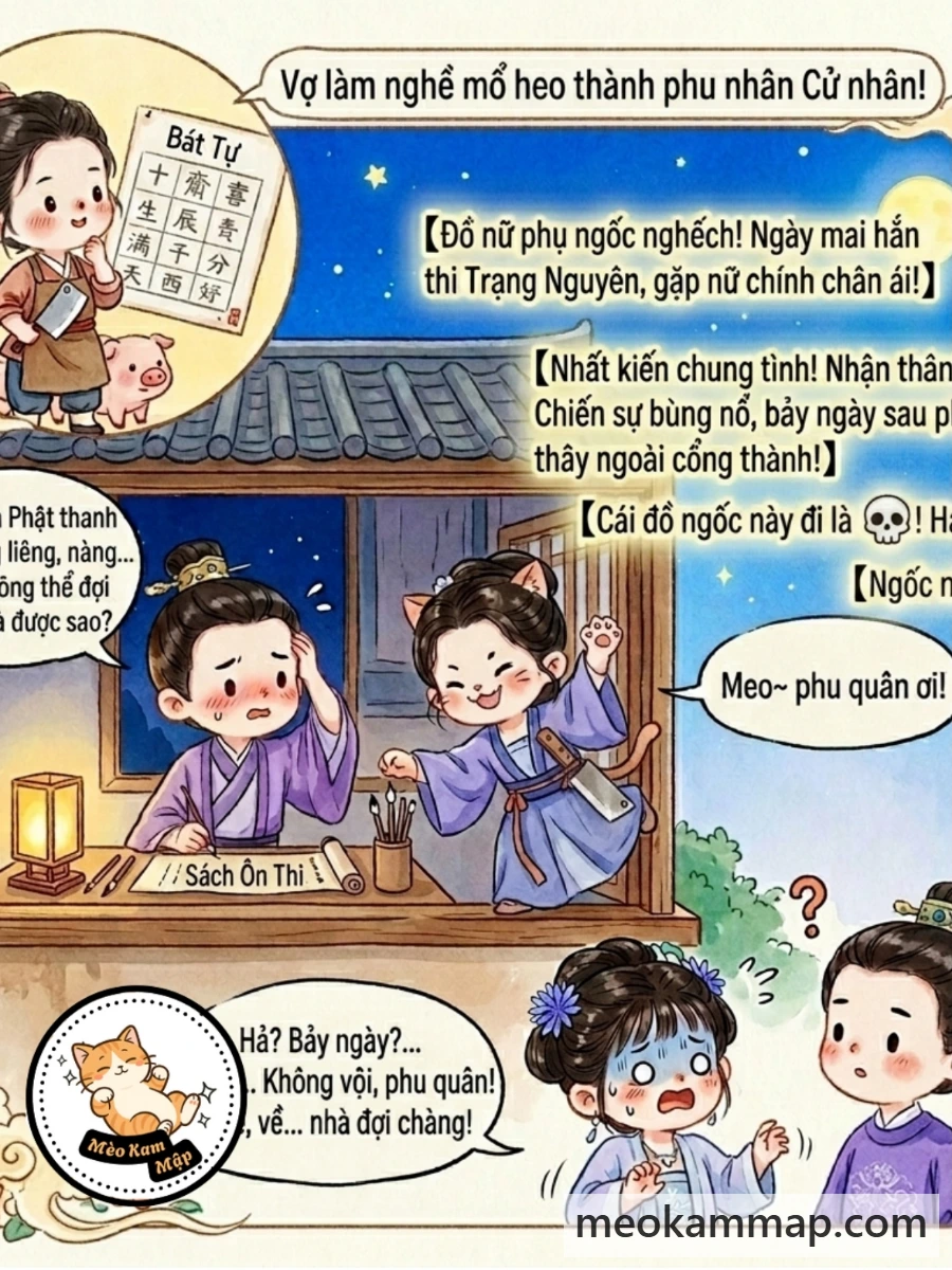 Bìa truyện Nương Tử Mổ Heo Và Tên Trạng Nguyên Tào Khang Của Nàng