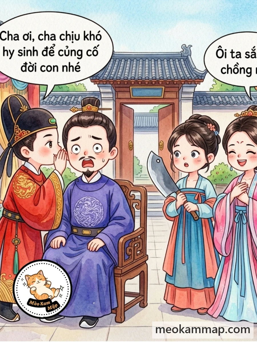 Bìa truyện Sau Khi Cha Chồng Đi Ở Rể Hoàng Gia