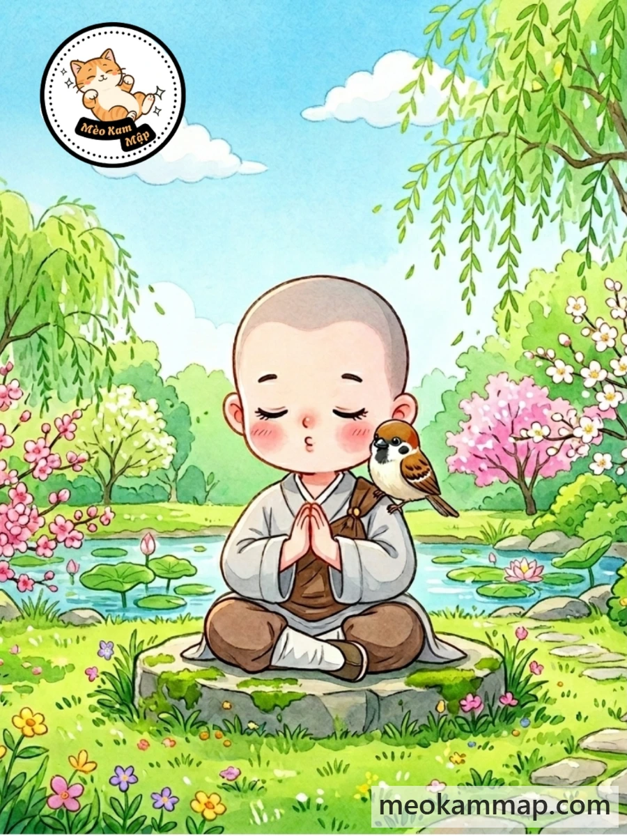 Bìa truyện Chim Sẻ Trước Phật