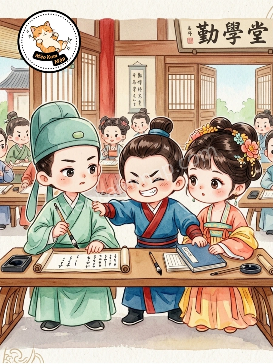 Bìa truyện Nữ Hầu Học