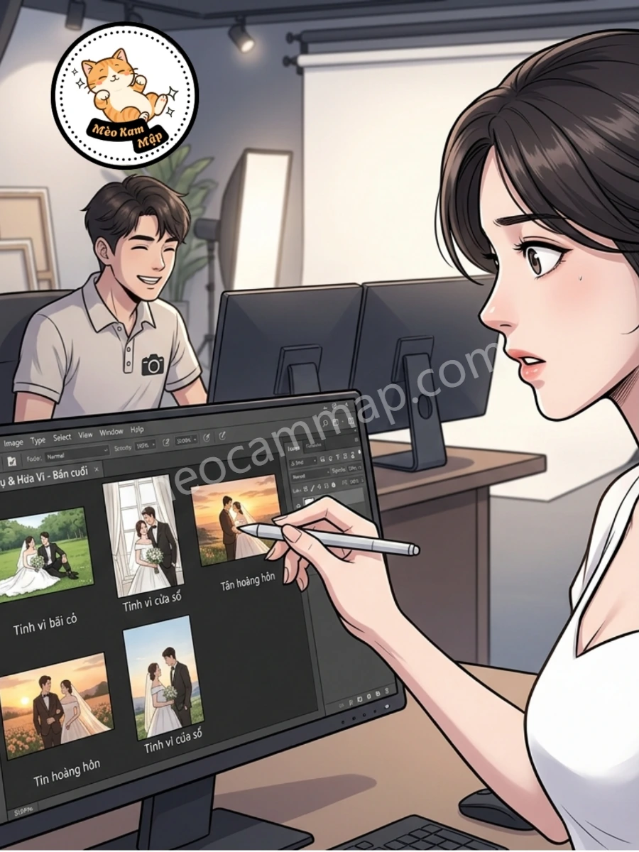 Bìa truyện Sự Phản Bội Trong Bộ Ảnh Cưới