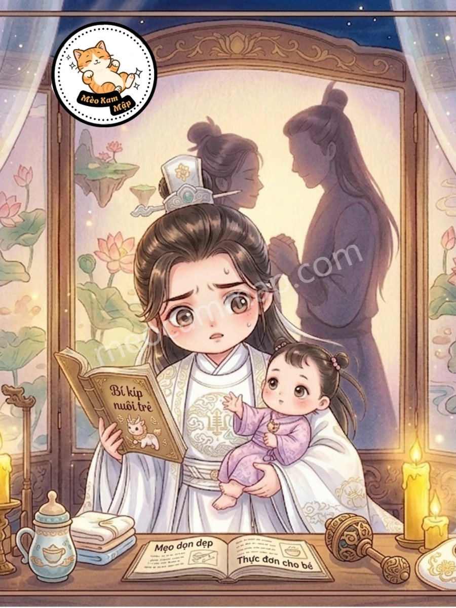 Bìa truyện Chồng Cũ Thần Quân Lại Trở Thành Cha Của Tử Hàm