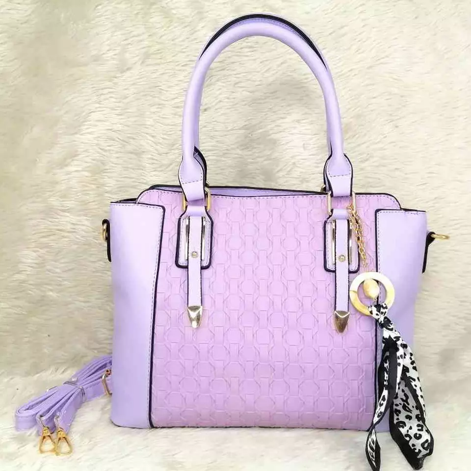 0 - bolsa para mujer modelo ailin color morada