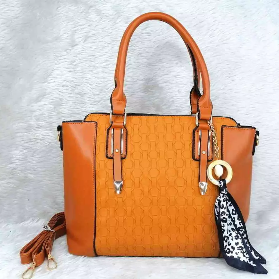 0 - bolsa para mujer modelo ailin color naranja