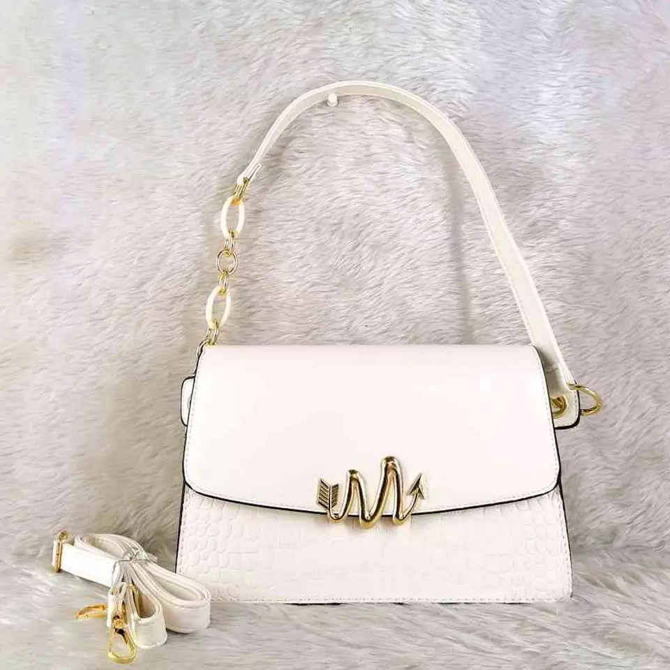 0 - bolsa para mujer modelo abril color blanca