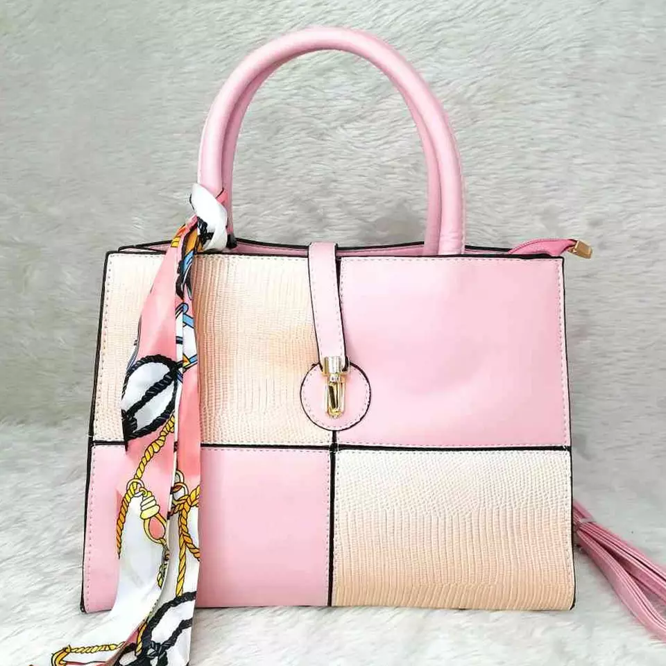 0 - bolsa para mujer modelo adelina color rosa