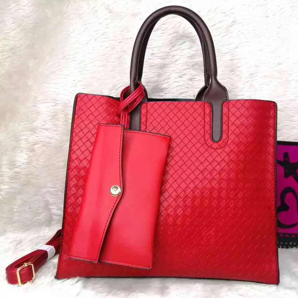 0 - bolsa para mujer modelo adriana color roja