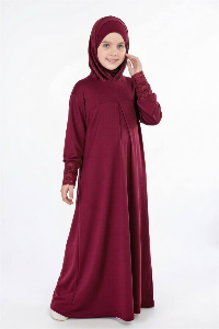 Lace Hood prayer dress