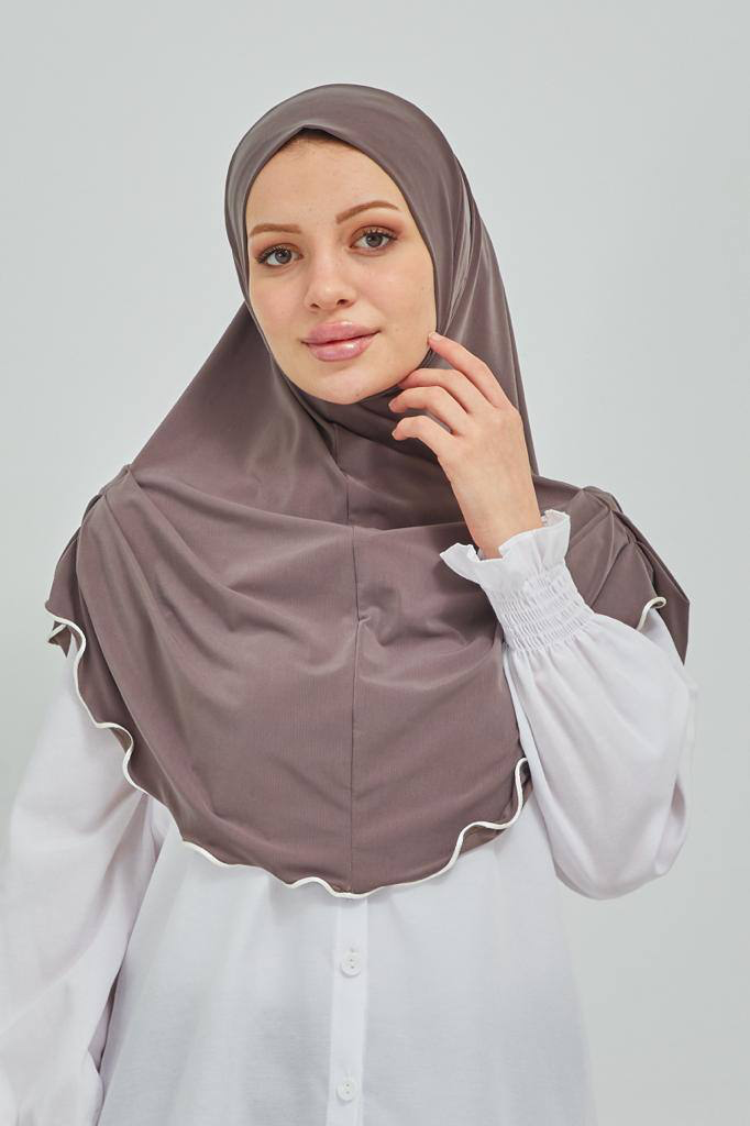 Pleated Lycra Hijab