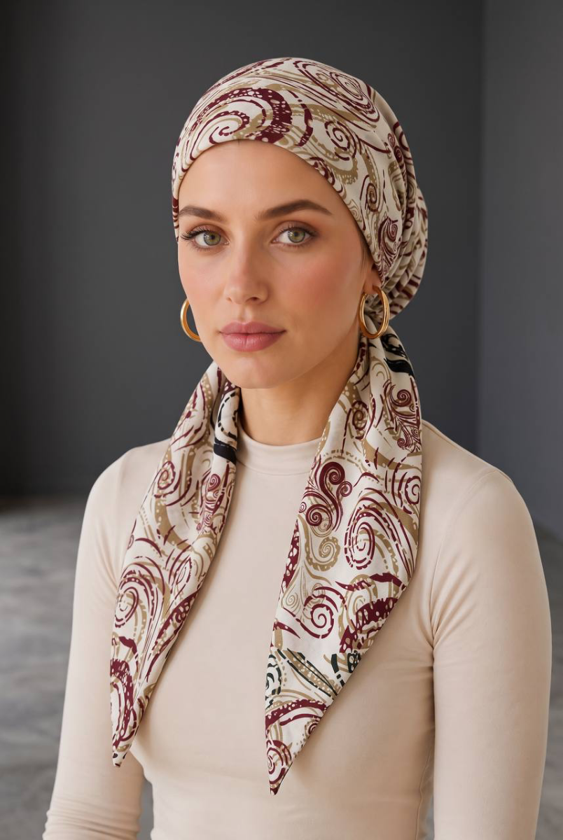 Premium Printed Cotton Hijab