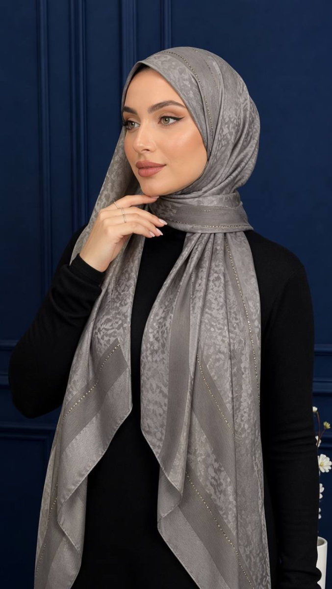 Jacquard Satin Blend