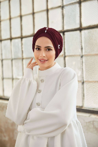 embellished turban