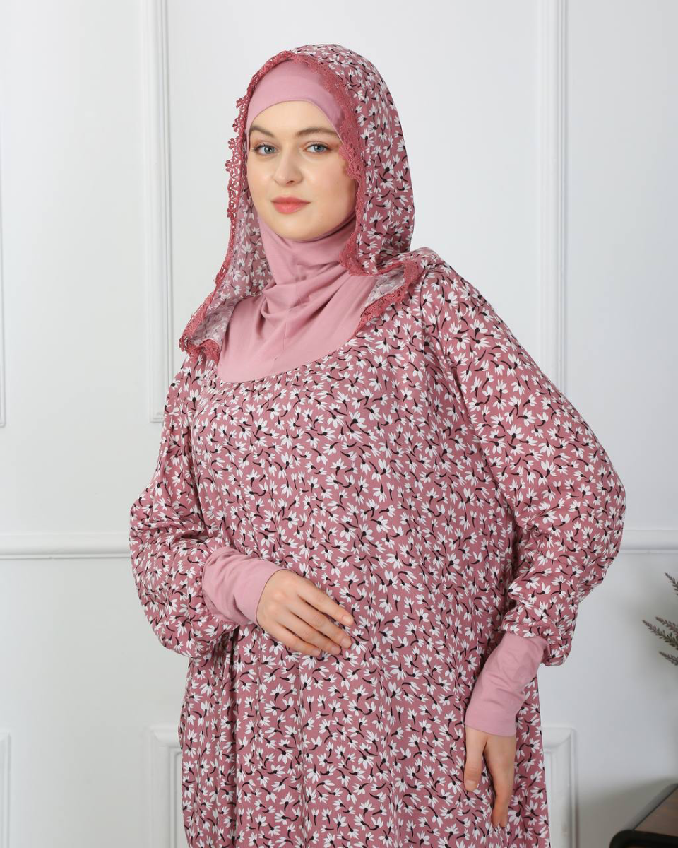 lace hood prayerdress 