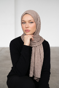 JACQUARD KNIT Scarf