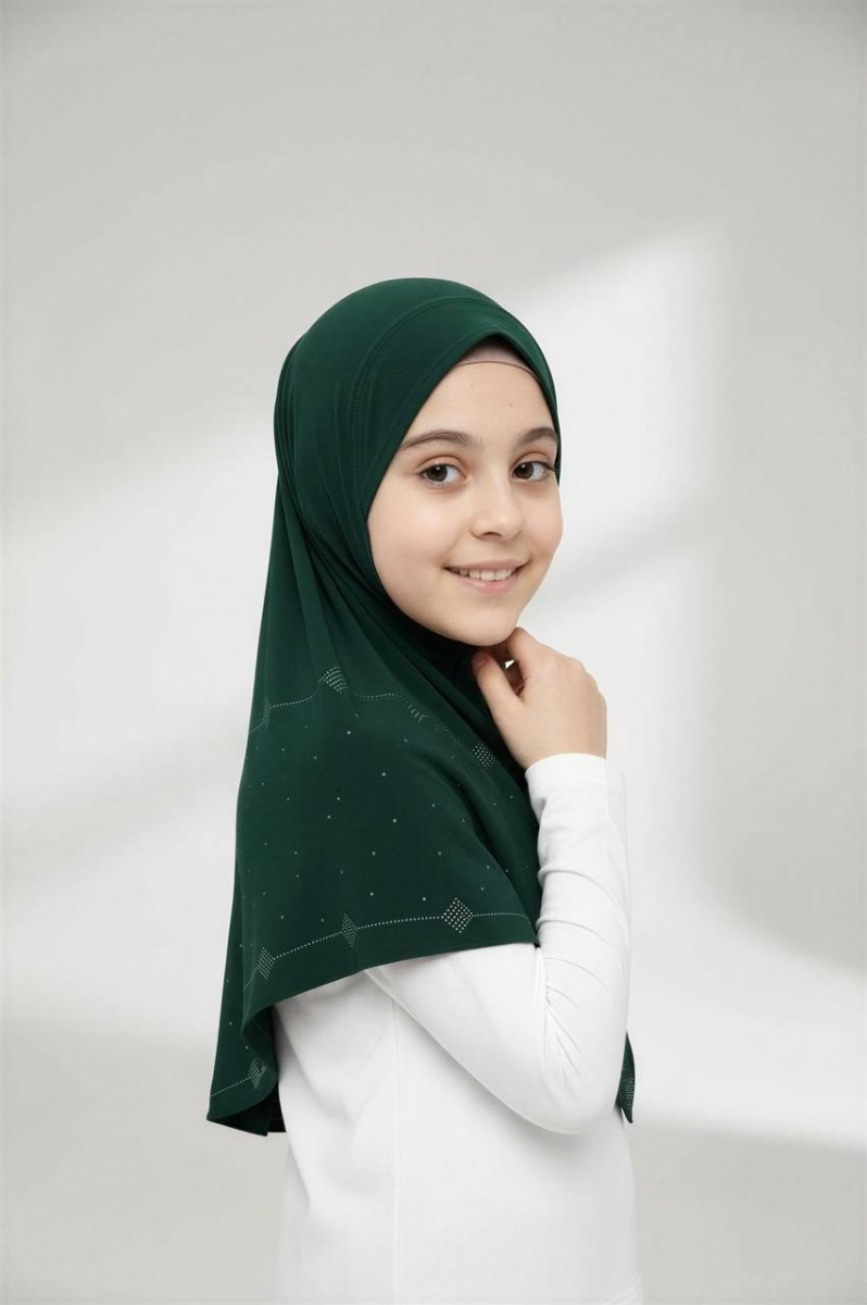 Emerald kids hijab