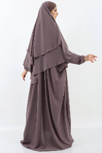 Double Khimar & Abaya Dress