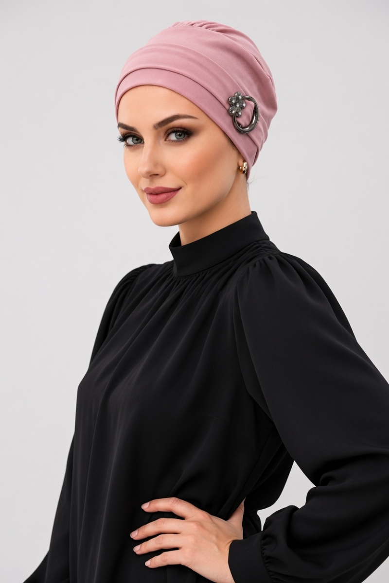 FLORA BROOCH TURBAN