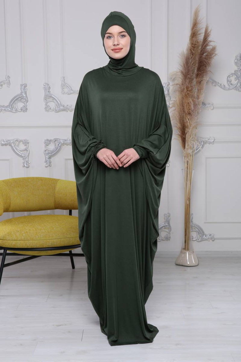 Batwing sleeve prayer dress