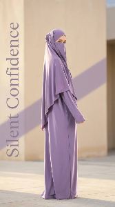 Lycra Khimar & Abaya Set