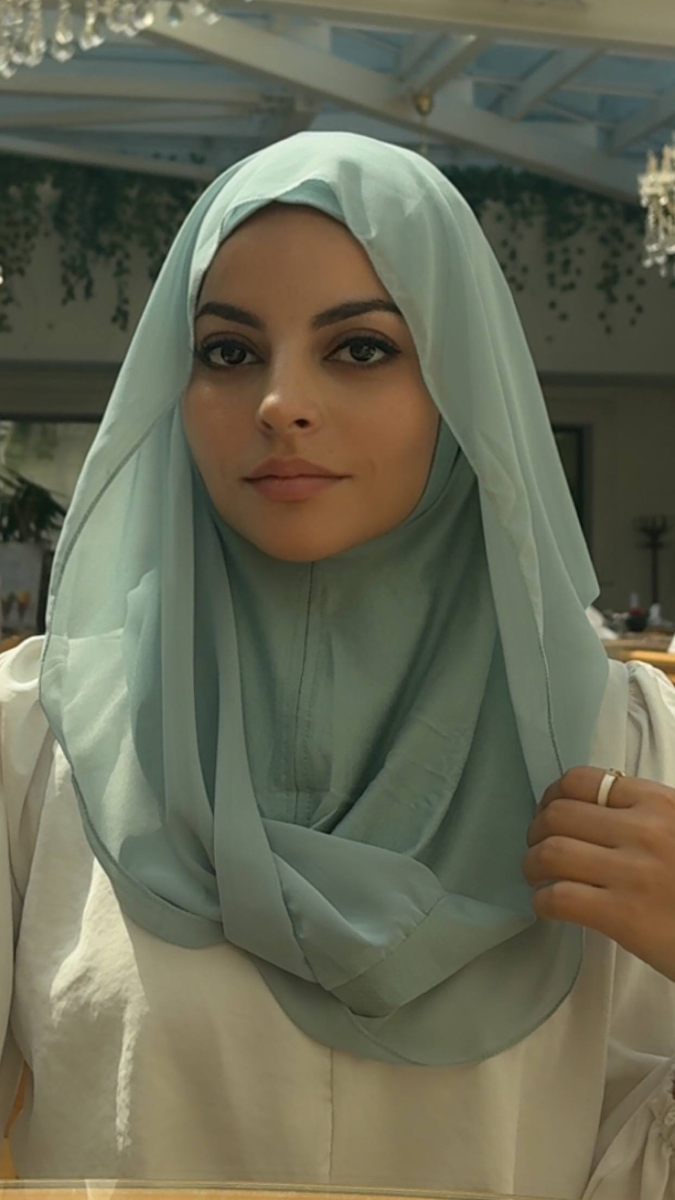 Kuwaiti jersey chiffon hijab