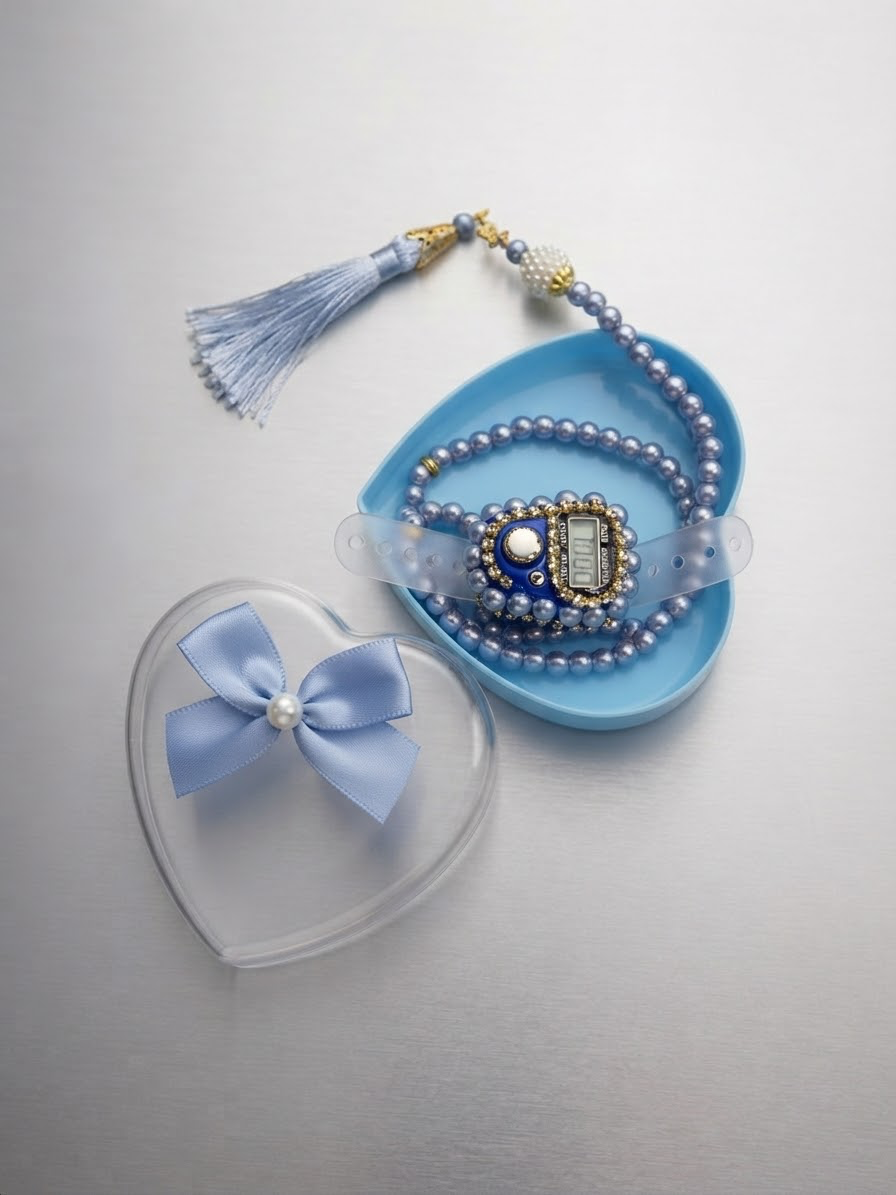 Heart box Tasbih Gift Set