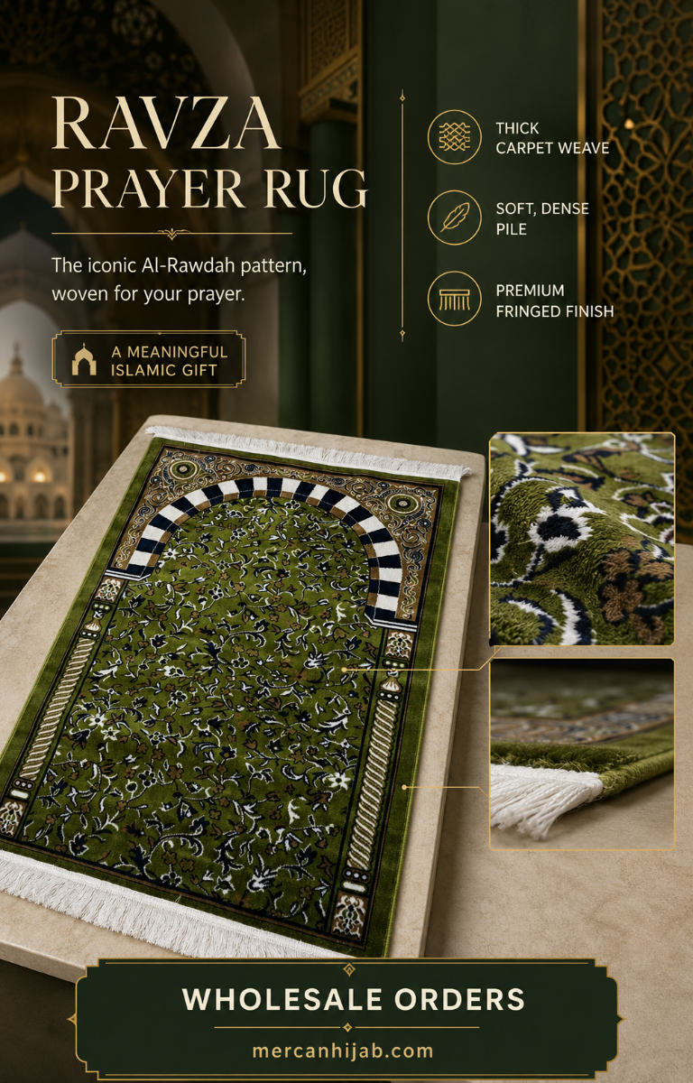 Ravza Carpet Woven Prayer Rug