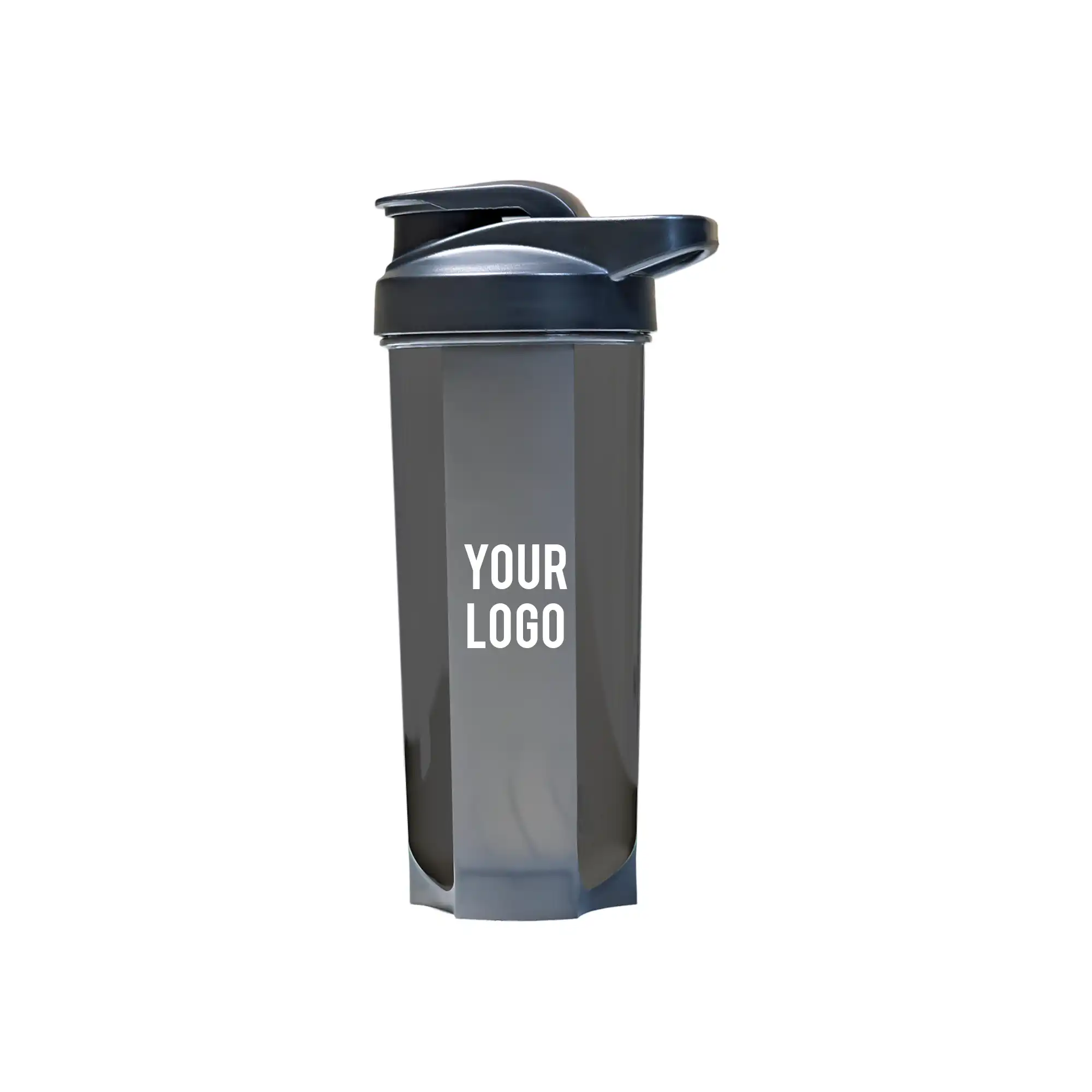 Customizable 700 ml sports protein shaker with mixing ball and flip‑top lid