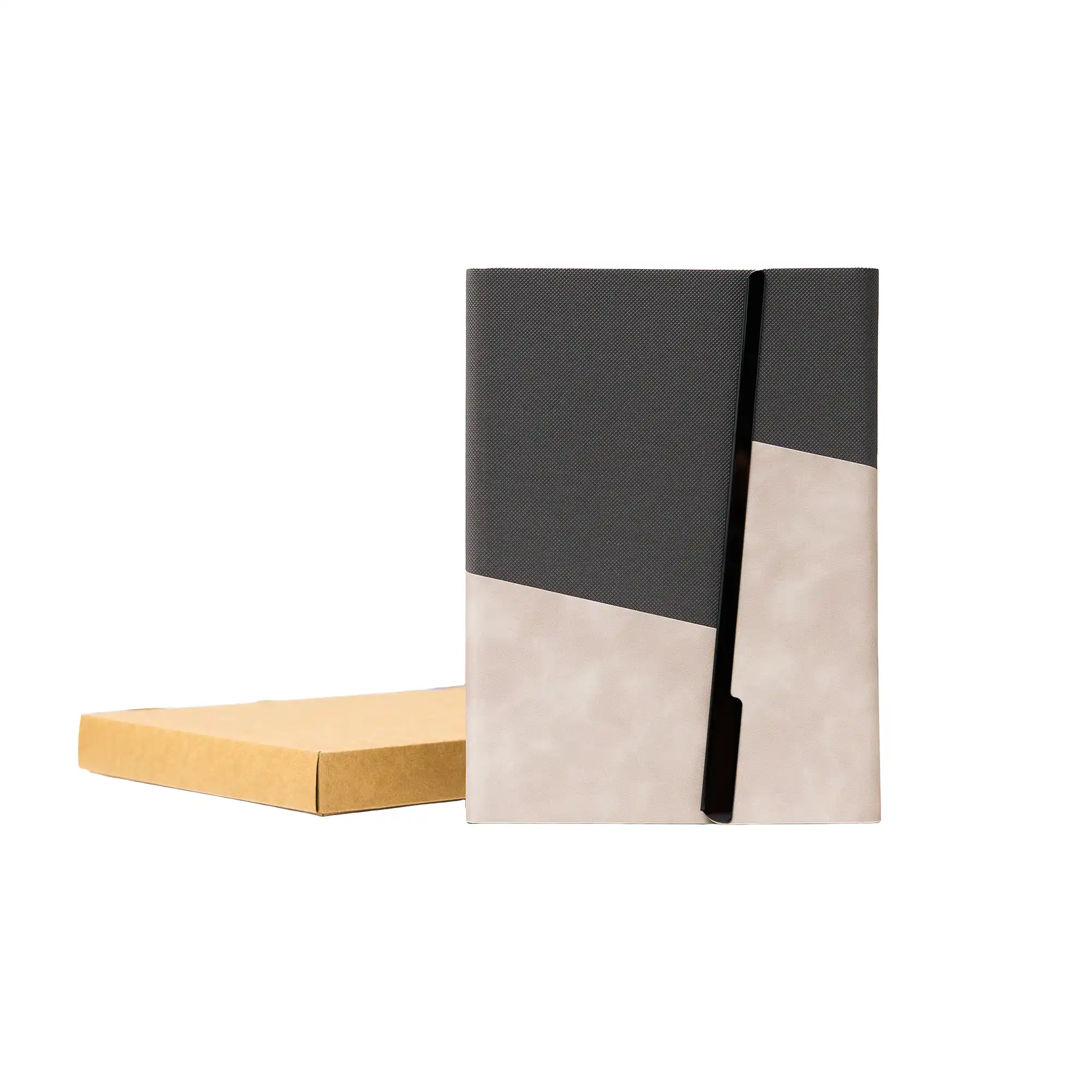 A5 PU notebook with metal foldable closure for corporate gifting