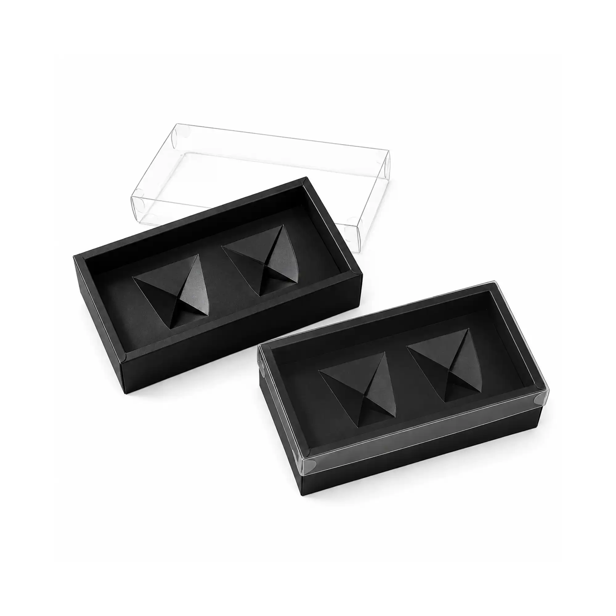 Gift Box for Coffee Cup (11540) – 2 pcs with Transparent Lid