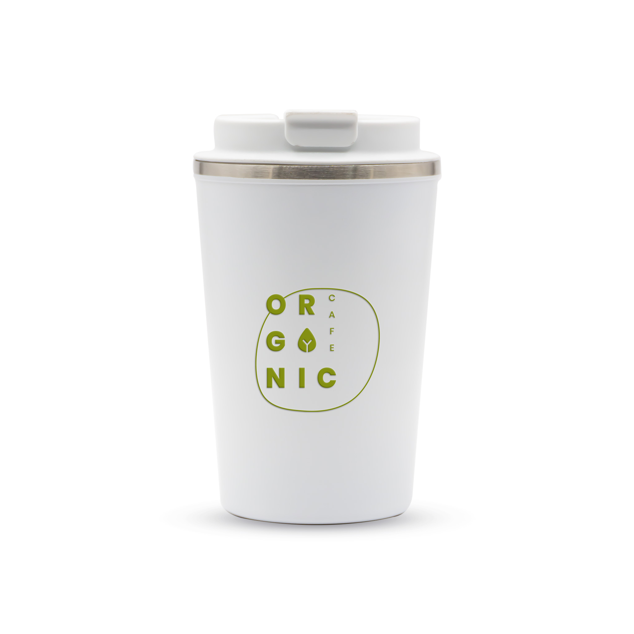 Stainless Steel Thermal Mug White