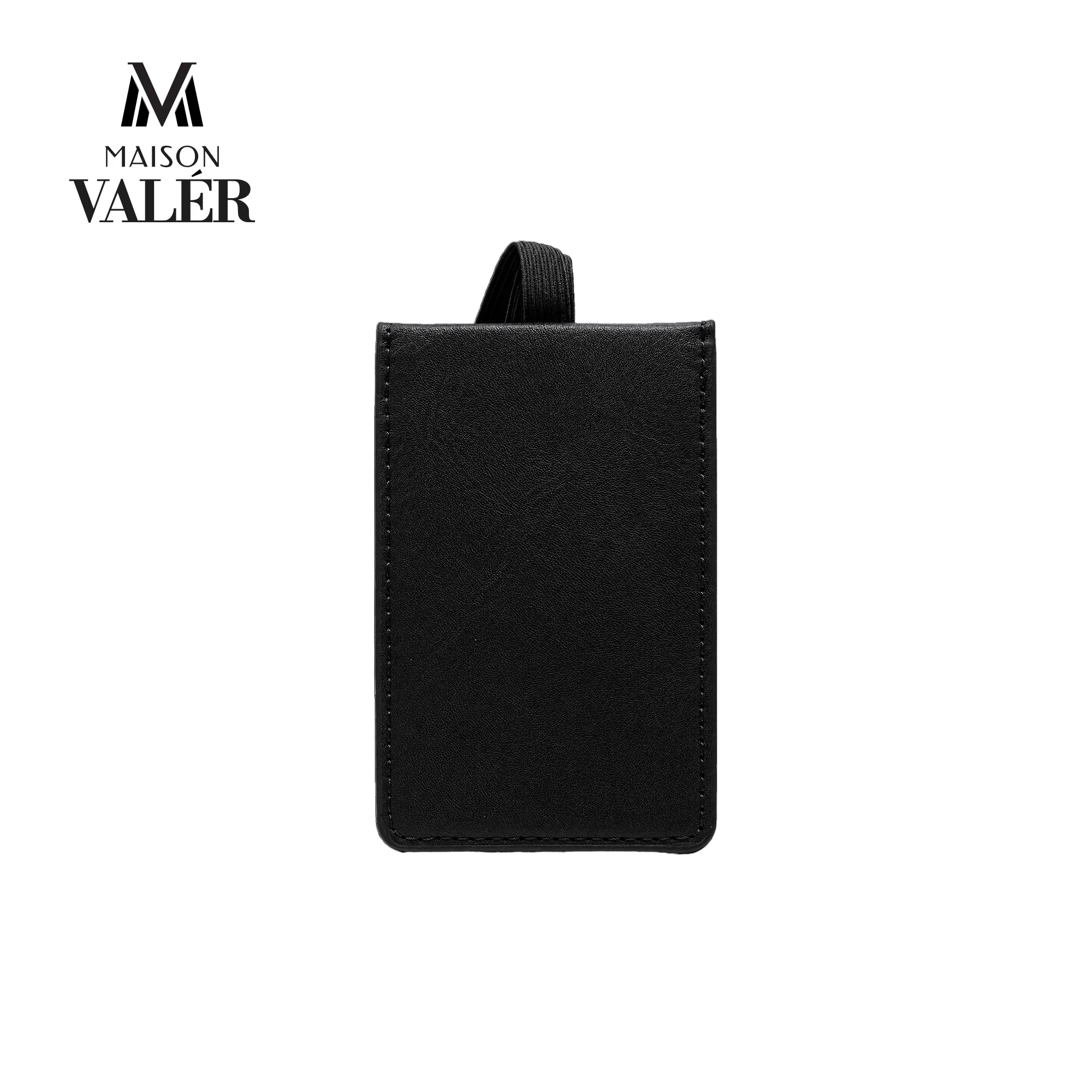 The Identifier premium leather luggage tag custom logo corporate travel gift UAE