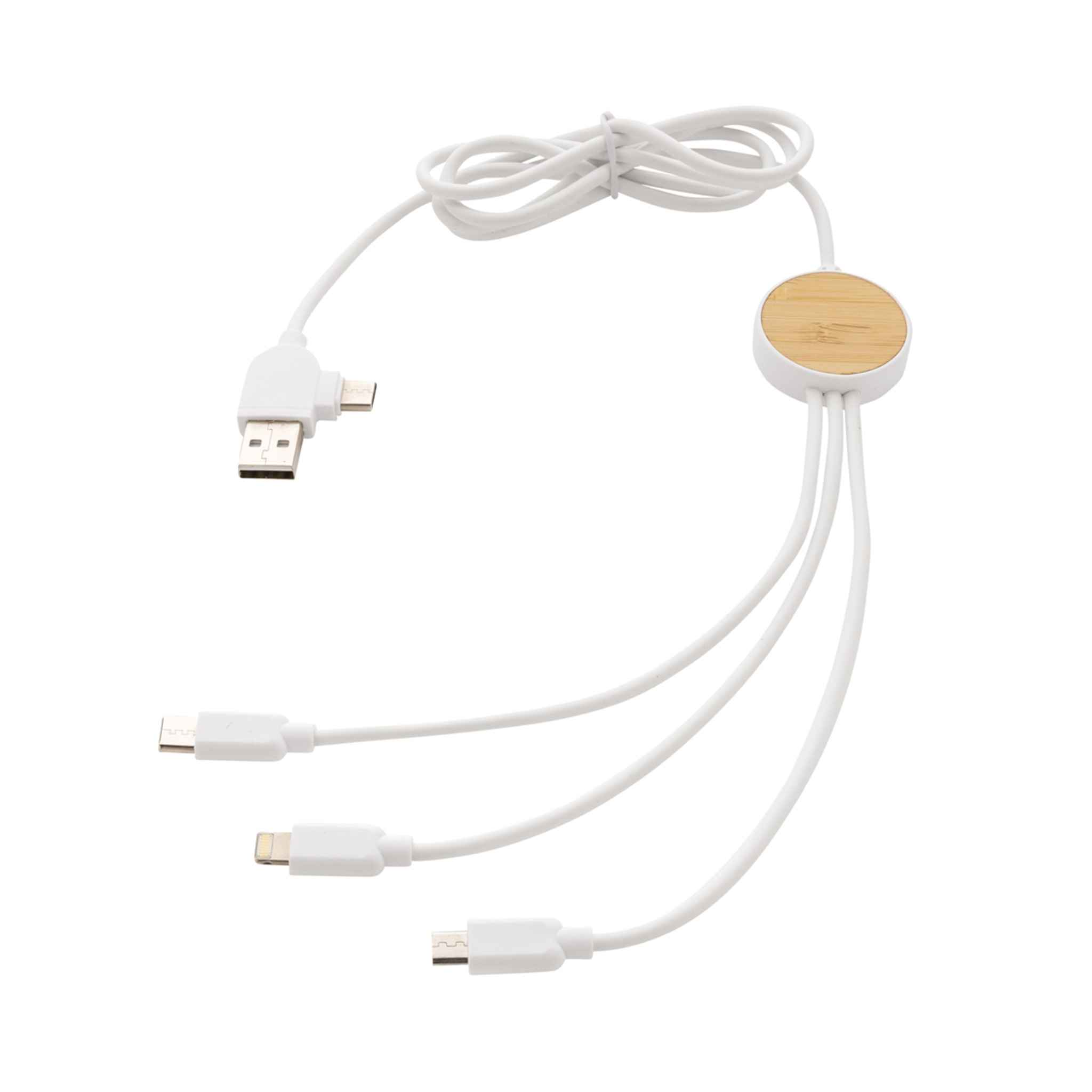 Bamboo and Recycled TPE Charging Cable