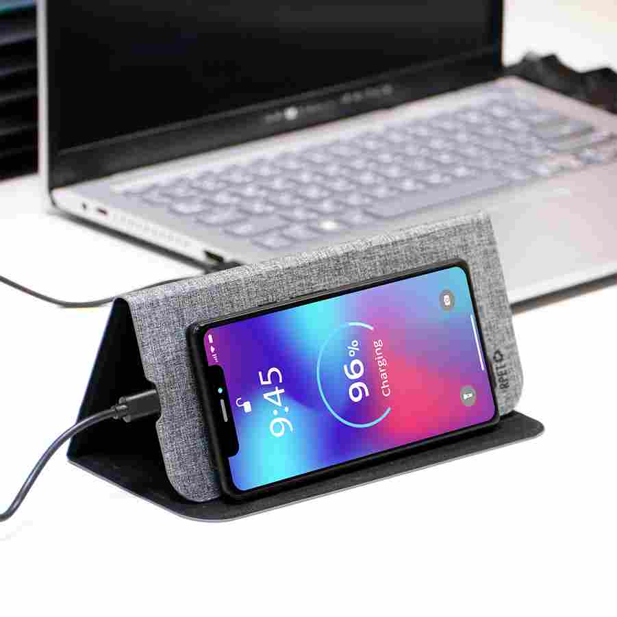 RPET Mouse Pad with wireless charging