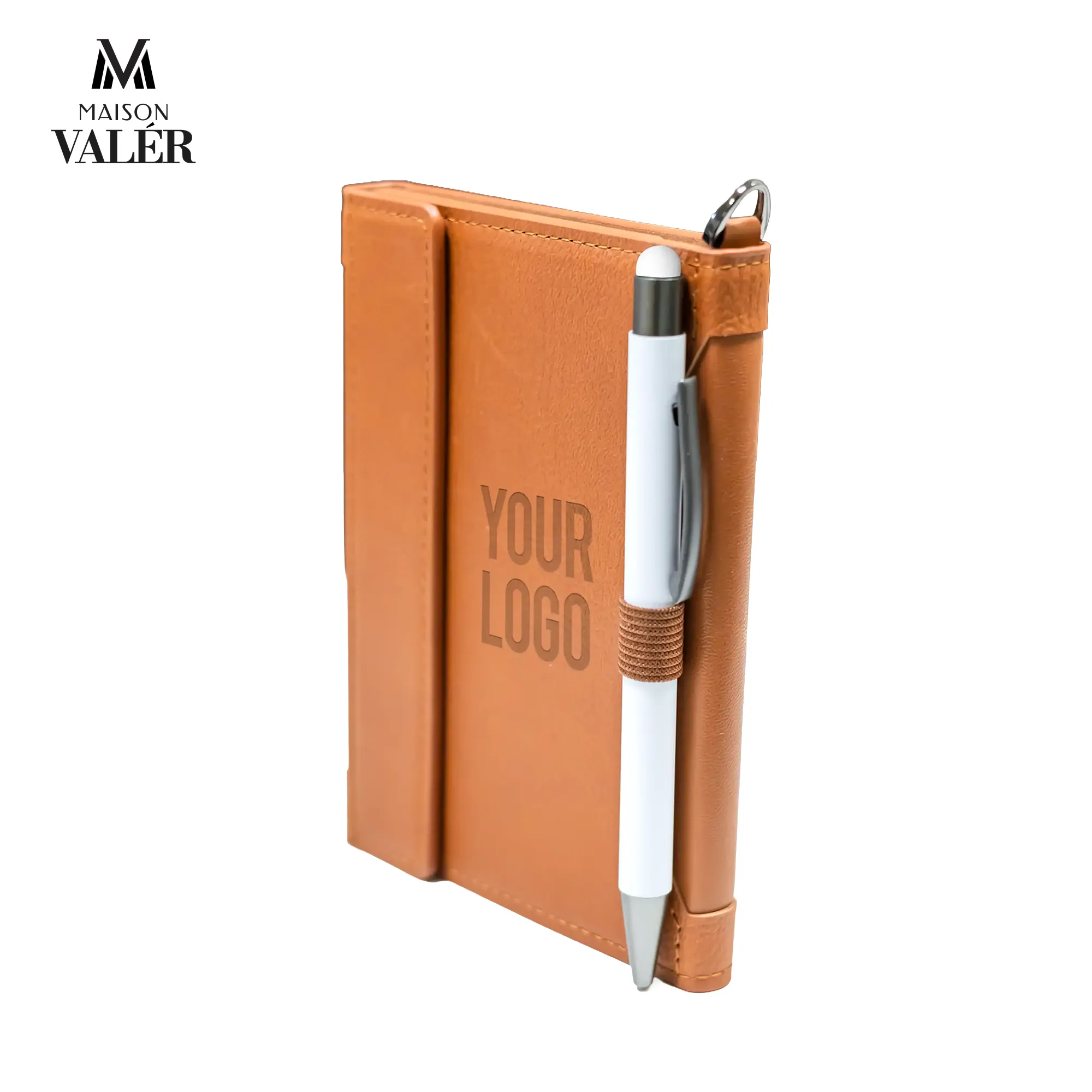 The Explorer premium leather travel wallet passport holder custom logo corporate gift UAE