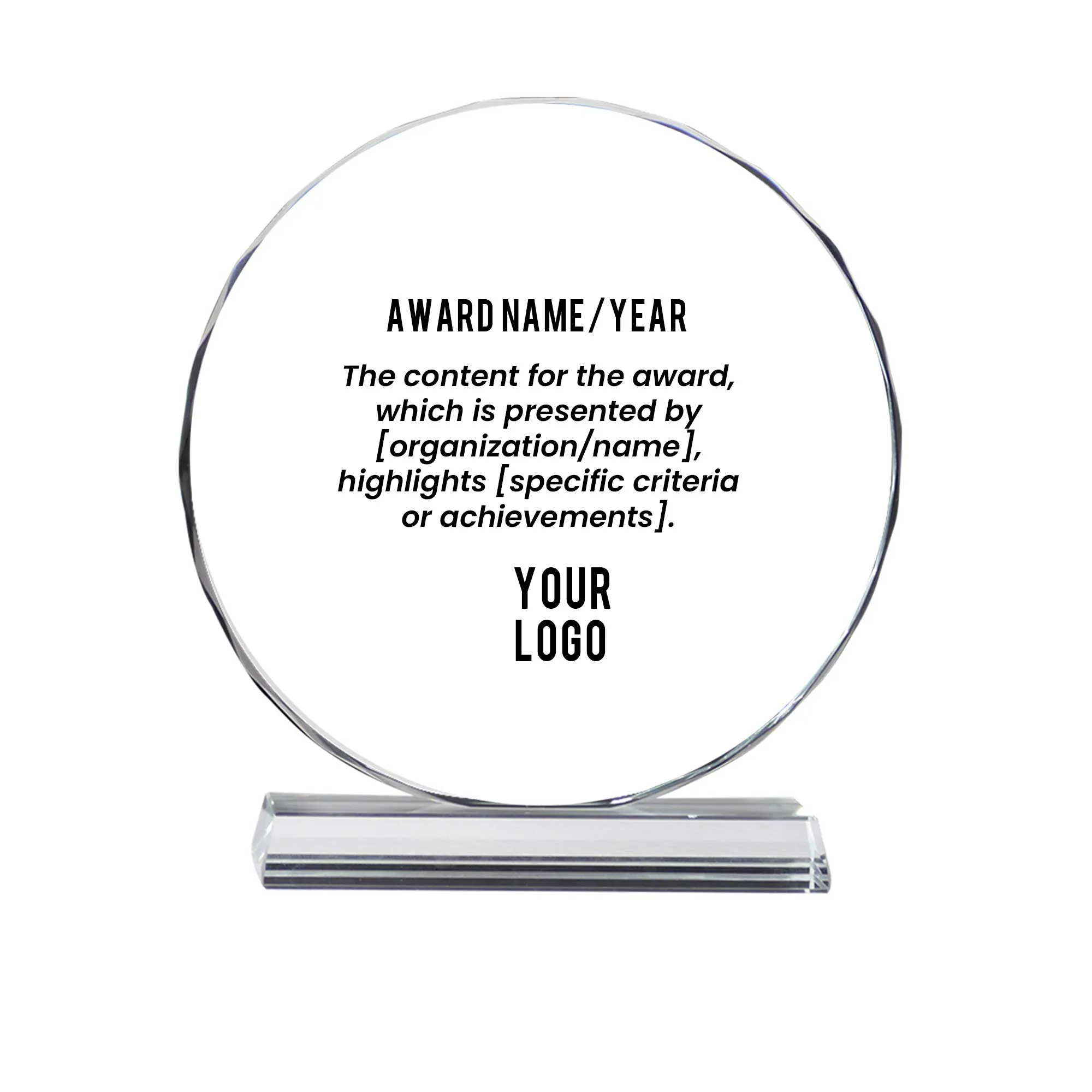 Crystal Award Large