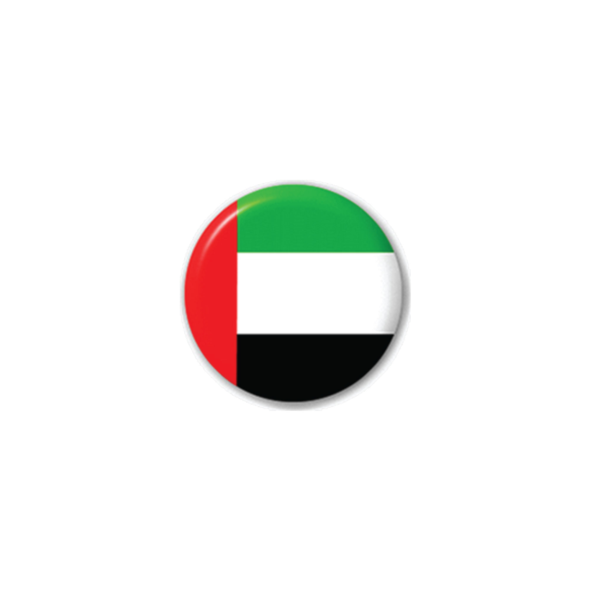 Round National Day  Badge With Pin